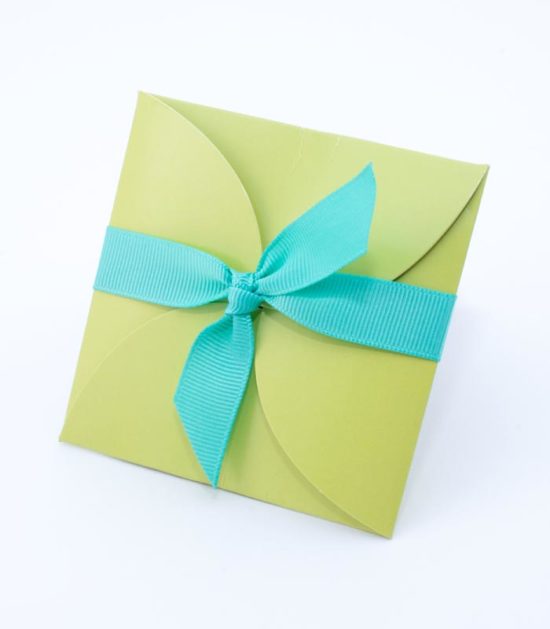 PTL01120 - Natural Green Petal Envelope