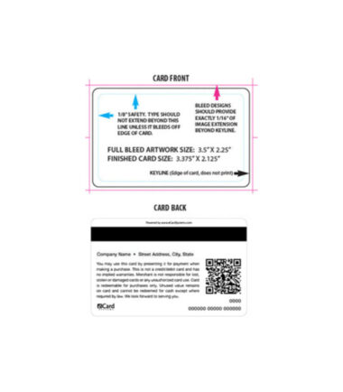 Gift Card Program Template